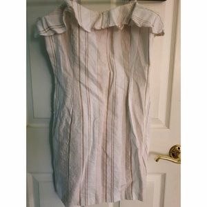 Forever 21 Pinstriped Beach Dress